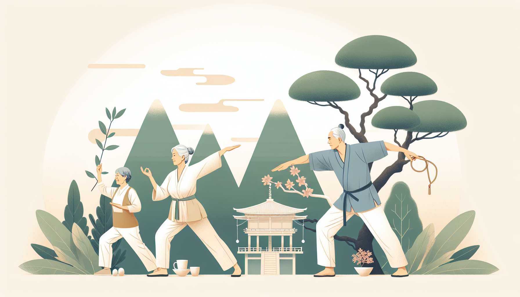 太極拳・ヨガ・ピラティス|シニアに一番向いているのはどれ?比較解説