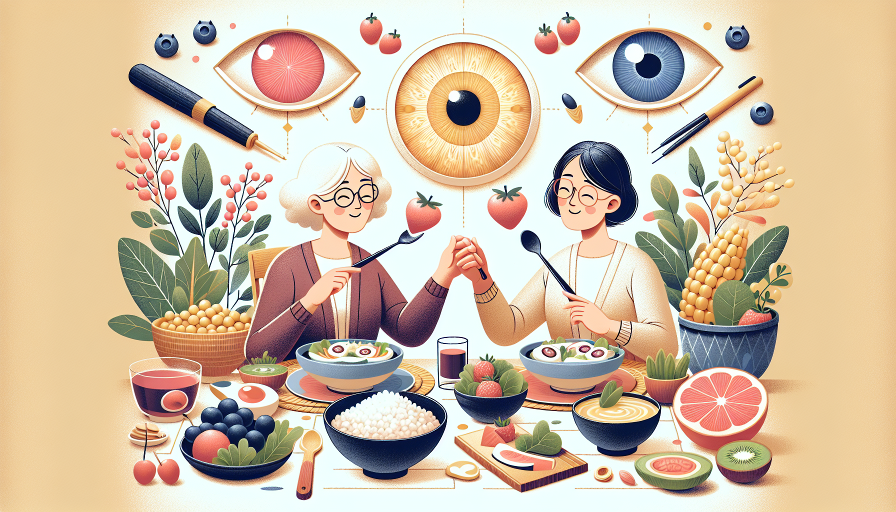 老眼・白内障を遅らせる目に良い食べ物｜ルテインとゼアキサンチンの効果